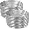 imageLand Guard 442ft Galvanized Raised Garden Bed Kit Round Galvanized Planter Raised Garden Boxes Outdoor Large Metal Raised Garden Beds for Vegetables GreySilver