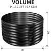 imageLand Guard 442ft Galvanized Raised Garden Bed Kit Round Galvanized Planter Raised Garden Boxes Outdoor Large Metal Raised Garden Beds for Vegetables GreyGray