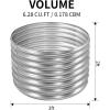 imageLand Guard 442ft Galvanized Raised Garden Bed Kit Round Galvanized Planter Raised Garden Boxes Outdoor Large Metal Raised Garden Beds for Vegetables GreySilver