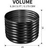imageLand Guard 442ft Galvanized Raised Garden Bed Kit Round Galvanized Planter Raised Garden Boxes Outdoor Large Metal Raised Garden Beds for Vegetables GreyGray