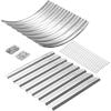 imageLand Guard 443ft Galvanized Raised Garden Bed Kit Round Galvanized Planter Raised Garden Boxes Outdoor Large Metal Raised Garden Beds for Vegetables SilverClassic Silver