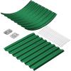 imageLand Guard 443ft Galvanized Raised Garden Bed Kit Round Galvanized Planter Raised Garden Boxes Outdoor Large Metal Raised Garden Beds for Vegetables SilverForest Green