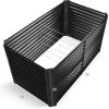 imageLand Guard 6x3x3ft Rectangular Galvanized Raised Garden Beds LargeCapacity Metal Planter Box Outdoor Durable Deep Raised Garden Bed 3ft Tall Raised Beds for Gardening Vegetables Classic SilverDark Grey
