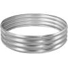 imageLand Guard Galvanized Raised Garden Bed 2Pcs Planter Raised Garden Beds Outdoor Round Clearance Raised Garden Beds for Gardening Vegetables 4x4x1ft1silver
