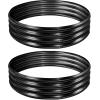 imageLand Guard Galvanized Raised Garden Bed 2Pcs Planter Raised Garden Beds Outdoor Round Clearance Raised Garden Beds for Gardening Vegetables 4x4x1ft2grey
