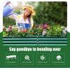 imageLand Guard Galvanized Raised Garden Bed with Legs Galvanized Planter Raised Garden Boxes Outdoor Oval Large Metal Raised Garden Beds for VegetablesGreenGreen