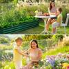 imageLand Guard 1241ft Galvanized Raised Garden Bed Kit for Vegetables Galvanized Super Large Metal Planter Raised Garden Boxes Outdoor359 Gallon CapacityGreen