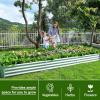 imageLand Guard 1241ft Galvanized Raised Garden Bed Kit for Vegetables Galvanized Super Large Metal Planter Raised Garden Boxes Outdoor359 Gallon CapacitySilver