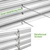 imageLand Guard 1241ft Galvanized Raised Garden Bed Kit for Vegetables Galvanized Super Large Metal Planter Raised Garden Boxes Outdoor359 Gallon CapacitySilver