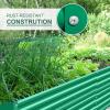 imageLand Guard 632 ft Galvanized Metal Raised Garden Bed 2FT Deep Root Elevated Planter Box Steel Large Vegetable Flower Bed KitGreenGreen