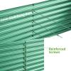 imageLand Guard 632 ft Galvanized Metal Raised Garden Bed 2FT Deep Root Elevated Planter Box Steel Large Vegetable Flower Bed KitGreenGreen