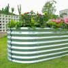 imageLand Guard 632 ft Galvanized Metal Raised Garden Bed 2FT Deep Root Elevated Planter Box Steel Large Vegetable Flower Bed KitSilver1silver