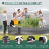 imageLand Guard 632 ft Galvanized Metal Raised Garden Bed 2FT Deep Root Elevated Planter Box Steel Large Vegetable Flower Bed KitSilver3grey