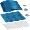 imageLand Guard 822ft Galvanized Raised Garden Bed Kit Raised Garden Boxes Outdoor Oval Metal Raised Garden Beds for Vegetables Forest GreenBlue