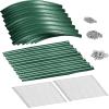 imageLand Guard 822ft Galvanized Raised Garden Bed Kit Raised Garden Boxes Outdoor Oval Metal Raised Garden Beds for Vegetables Forest GreenForest Green