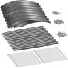 imageLand Guard 822ft Galvanized Raised Garden Bed Kit Raised Garden Boxes Outdoor Oval Metal Raised Garden Beds for Vegetables Forest GreenModern Grey