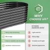imageLand Guard 24 Tall 42ft Galvanized Raised Garden Bed Kit Galvanized Planter Garden Boxes Outdoor Oval Large Metal Raised Garden Bed for Vegetables Lime Green 422ftDark Grey