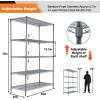 imageLand Guard 5 Tier Storage Racks and Shelving  48quot L x 20quot W x 72quot H Heavy Steel Material Pantry Shelves  Each Unit Loads 350 Pounds Wire Shelf Suitable for Warehouses Closets KitchensGrey