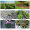 imageLand Guard 6ft x 300ft Garden Weed Barrier  High Density Woven Landscape Fabric  Premium Heavy Duty Weed Matblack