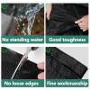 imageLand Guard 6ft x 300ft Garden Weed Barrier  High Density Woven Landscape Fabric  Premium Heavy Duty Weed Matblack