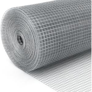 imageLand Guard 19 Gauge Hardware Cloth 12 inch Chicken Wire Fence Galvanized Welded Cage Wire Mesh Roll Supports Poultry Netting Cage Fence12inch 48inch1001ft