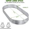 imageLand Guard 2Pcs Galvanized Steel Raised Garden Bed8 x 4 x 1 ft Large Metal Raised Planter Beds Aluminum Raised Garden Bed for Vegetables 8 x 4 x 1ft2pcs1silver