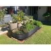 imageLand Guard 2Pcs Galvanized Steel Raised Garden Bed8 x 4 x 1 ft Large Metal Raised Planter Beds Aluminum Raised Garden Bed for Vegetables 8 x 4 x 1ft2pcs2grey