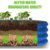 imageLand Guard 821ft Galvanized Raised Garden Bed Kit 108 Gallon Capacity Raised Garden Boxes Outdoor Oval Metal Raised Garden Beds for Vegetables Bluewith 10 Connecting rodsBlue