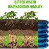 imageLand Guard 821ft Galvanized Raised Garden Bed Kit 108 Gallon Capacity Raised Garden Boxes Outdoor Oval Metal Raised Garden Beds for Vegetables Bluewith 10 Connecting rodsBlue