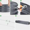 imageLand Guard 8ft Galvanized Raised Garden Bed Kit Raised Garden Boxes Outdoor Oval Metal Raised Garden Beds for Vegetables Silver108 Gallon Capacitywith 10 Connecting rodsModern Grey