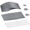imageLand Guard 8ft Galvanized Raised Garden Bed Kit Raised Garden Boxes Outdoor Oval Metal Raised Garden Beds for Vegetables Silver108 Gallon Capacitywith 10 Connecting rodsModern Grey