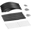 imageLand Guard 8ft Galvanized Raised Garden Bed Kit Raised Garden Boxes Outdoor Oval Metal Raised Garden Beds for Vegetables Silver108 Gallon Capacitywith 10 Connecting rodsGray