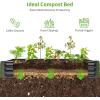 image:imageLand Guard 3 Pack 631ft Galvanized Metal Raised Garden Bed Metal Planter Kit Box Outdoor for DeepRooted Vegetables Flowers Green and Herbs Modern GreyModern Grey