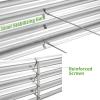 image:imageLand Guard 3 Pack 841ft Galvanized Metal Raised Garden Bed Metal Planter Kit Box Outdoor for DeepRooted Vegetables Flowers Green and Herbs Modern GreySilver