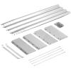 image:imageLand Guard 3 Pack 841ft Galvanized Metal Raised Garden Bed Metal Planter Kit Box Outdoor for DeepRooted Vegetables Flowers Green and Herbs Modern GreySilver
